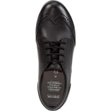 Geox J Plie B Smooth Leather Junior School Shoes