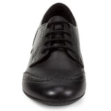 Geox J Plie B Smooth Leather Junior School Shoes