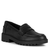 Geox J Casey G.C Smooth Leather Junior School Shoes