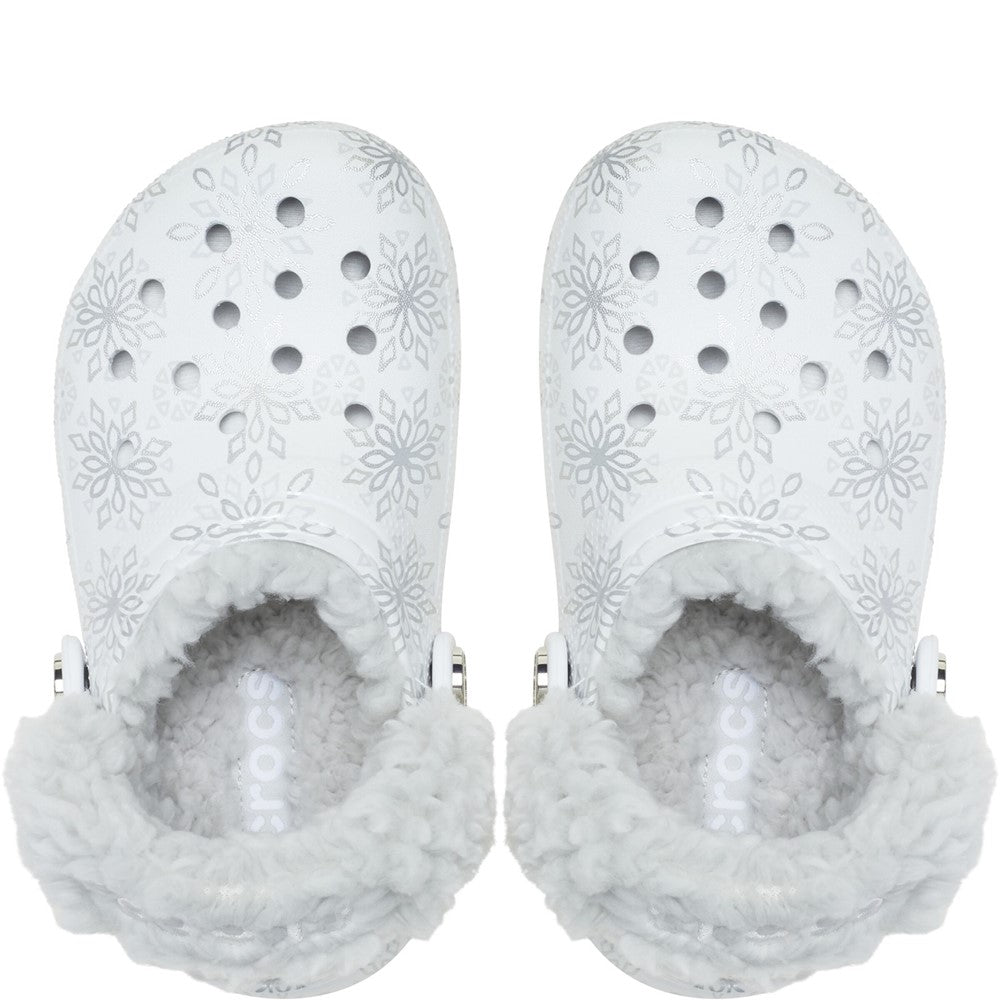 Crocs Kids Classic Fleece Lined Clogs