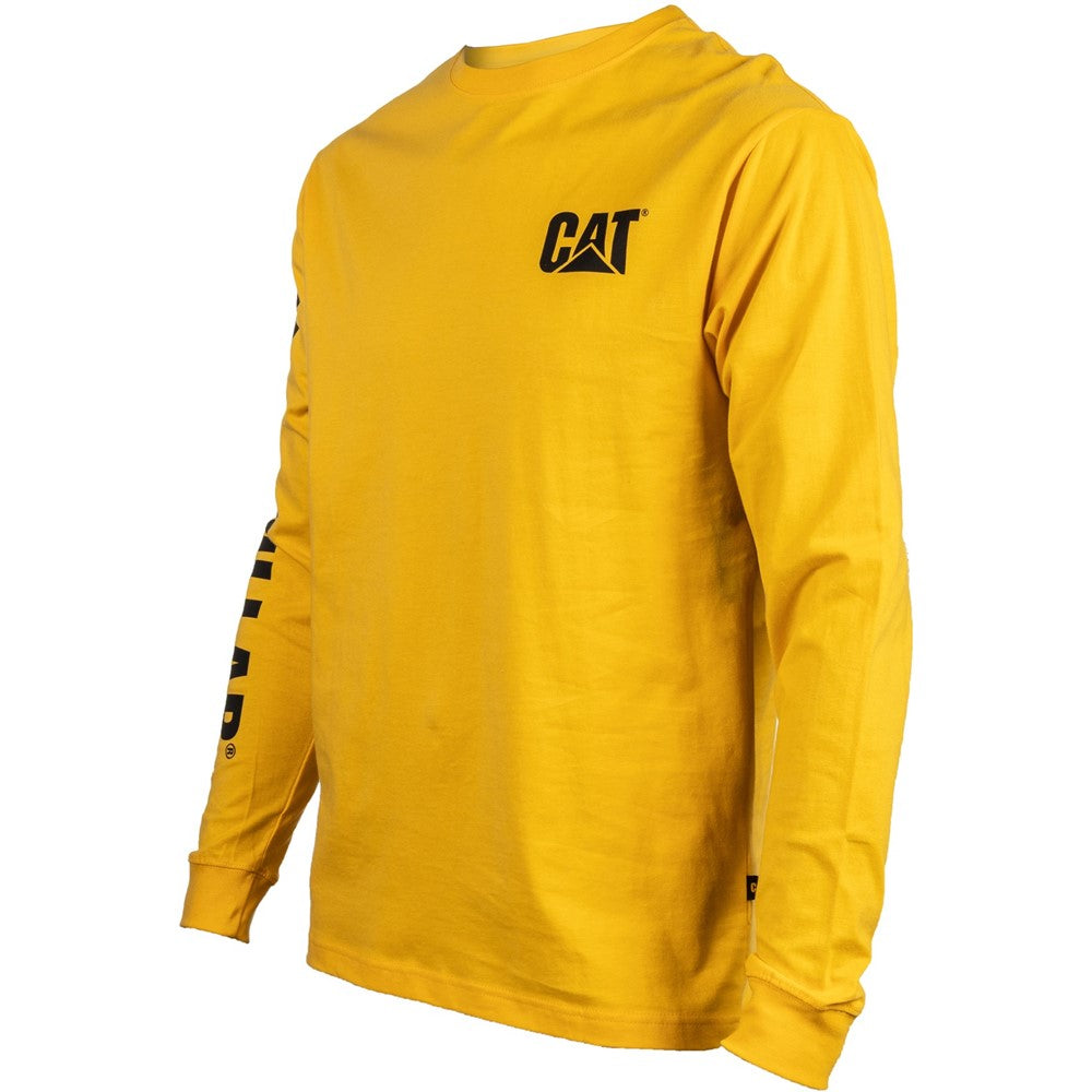 Caterpillar Trademark Banner Long Sleeve T-Shirt