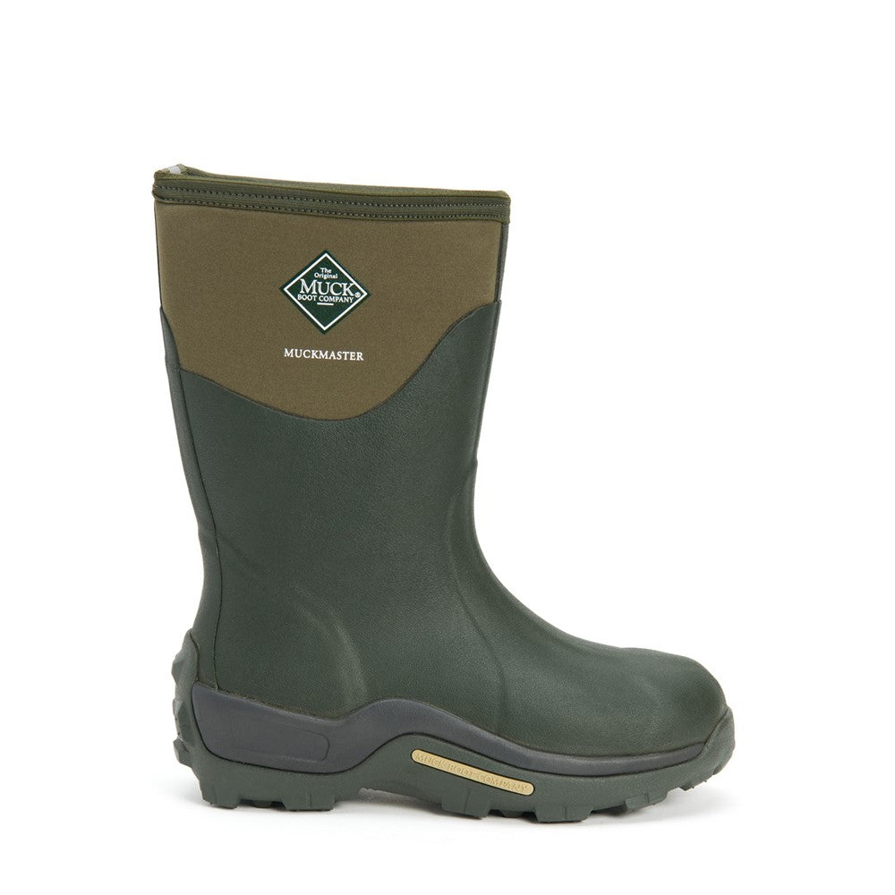 Unisex Muck Boots Muckmaster Mid Wellington Moss Brantano