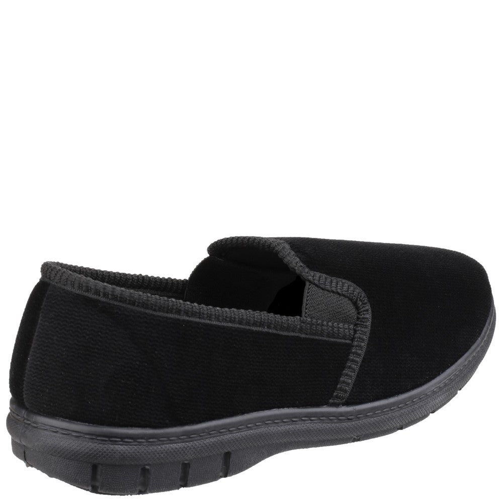 Fleet & Foster John Twin Gusset Memory Foam Slipper