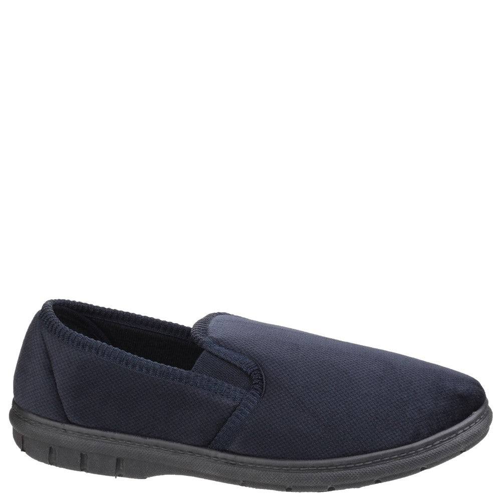 Fleet & Foster John Twin Gusset Memory Foam Slipper