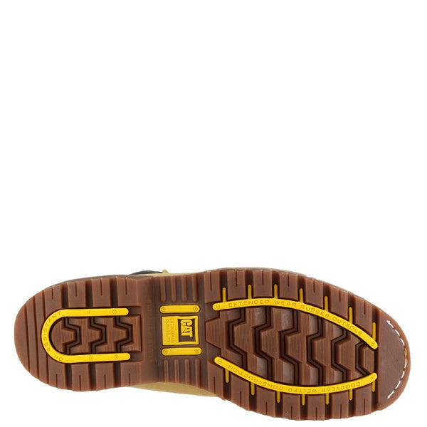 Mens Caterpillar Holton S3 Safety Boot Honey Brantano
