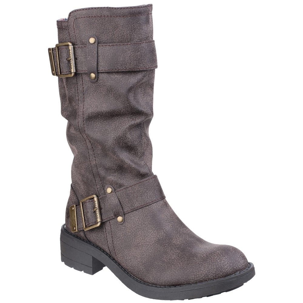 Womens Rocket Dog Trumble Biker Boot Brown Brantano