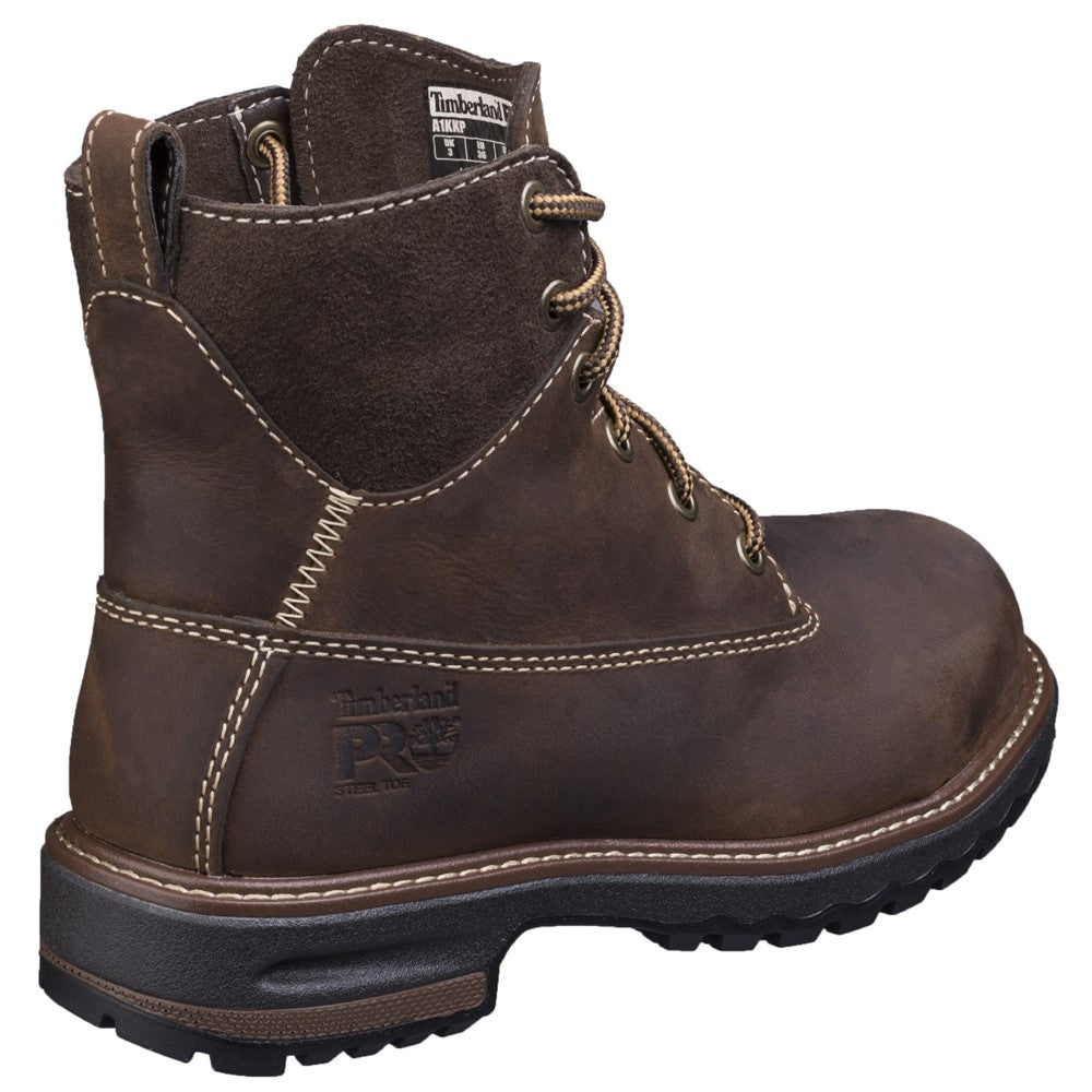 Womens Timberland Pro Hightower Lace up Safety Boot Brown Brantano