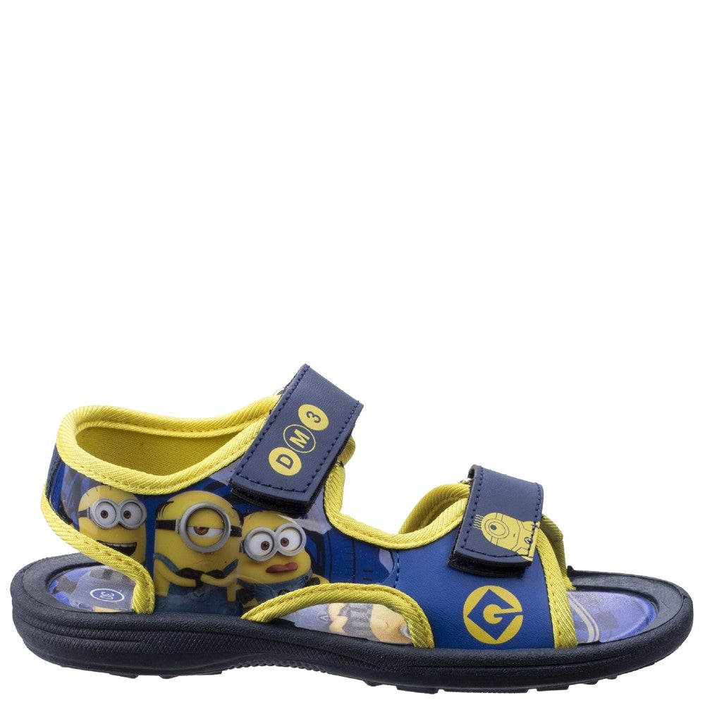 Boys Minions Minions Touch Fastening Sandal Blue
