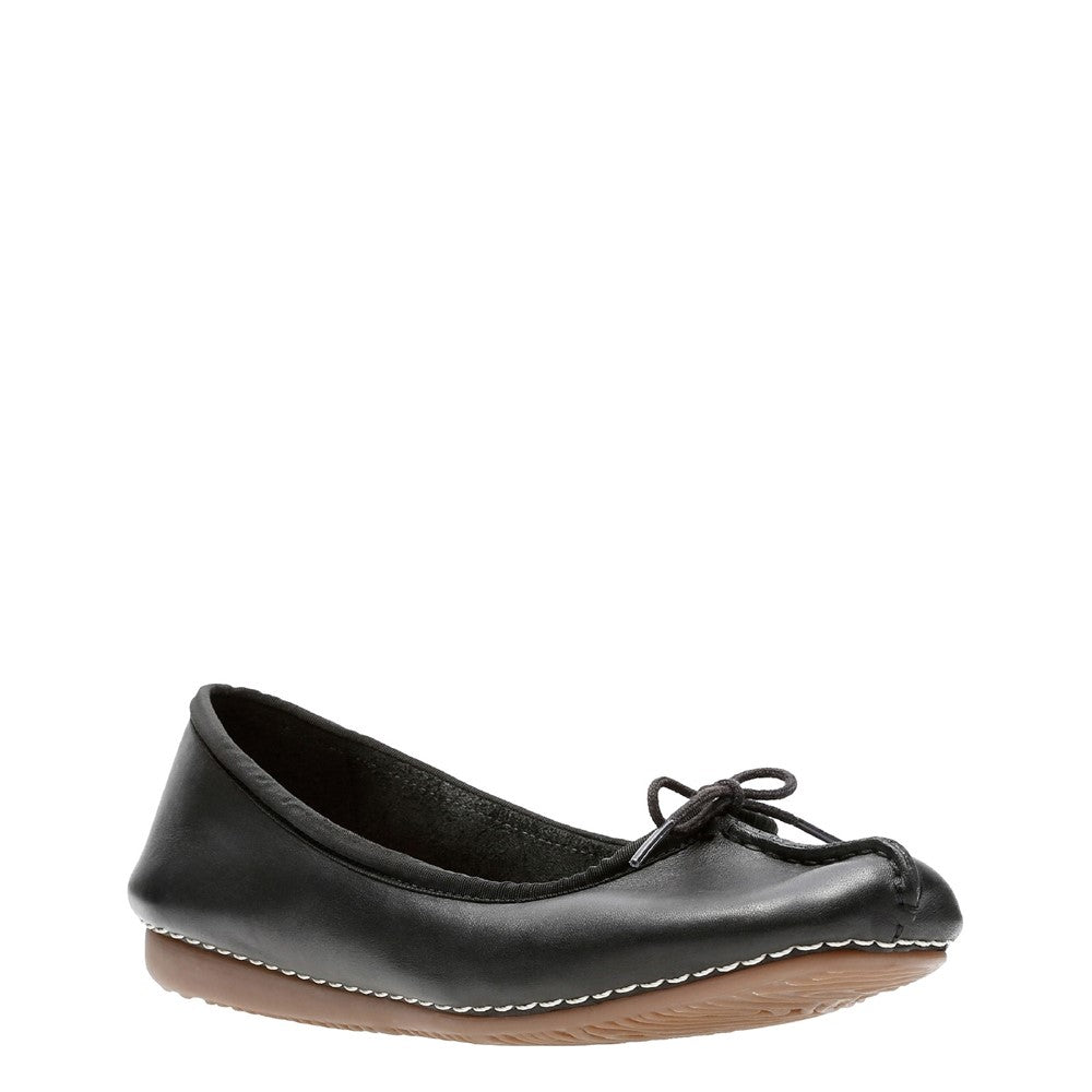 Ballerine Clarks Freckle Ice - In Vera Pelle, Comode E Leggere, Suola In TPE
