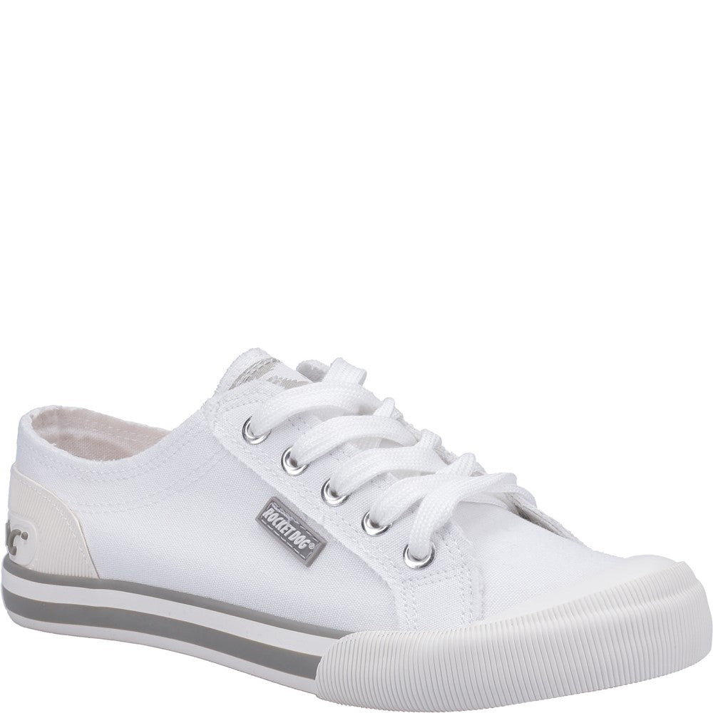 Rocket dog jazzin ladies canvas trainers hotsell