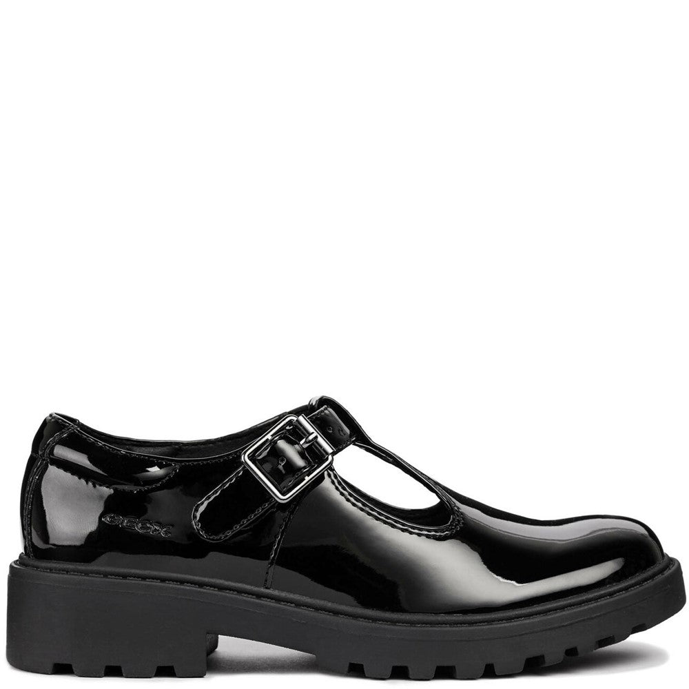 Geox J Casey G. E Buckle Junior School Shoes