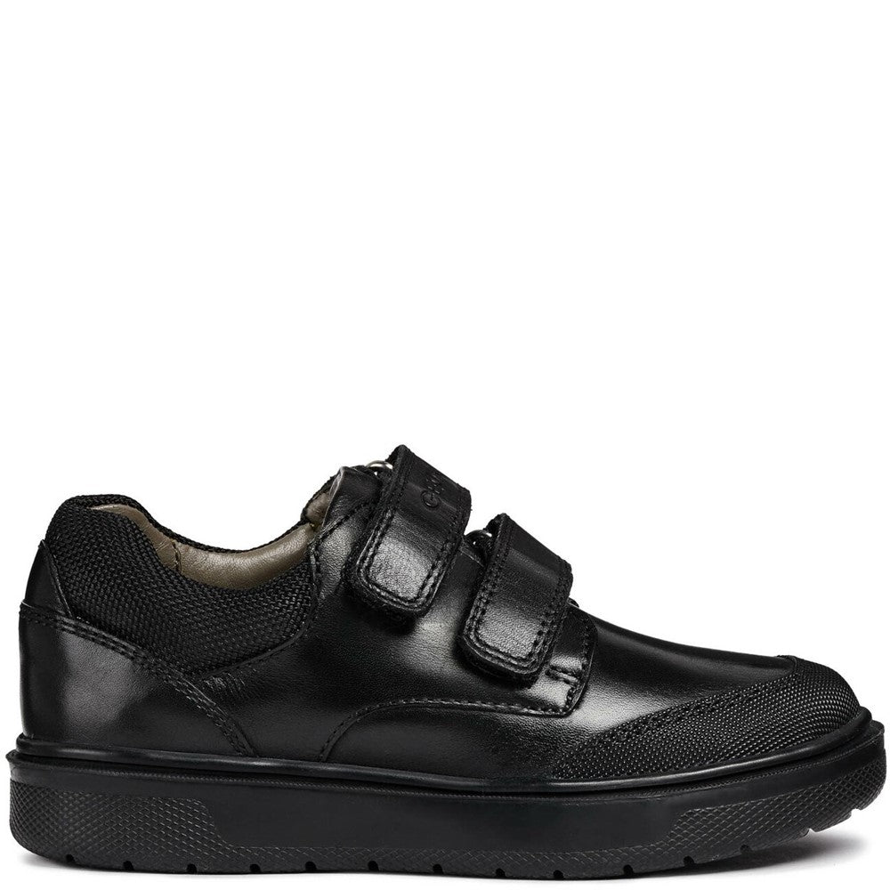 Geox J Riddock B. F Touch Fastening Junior School Shoes