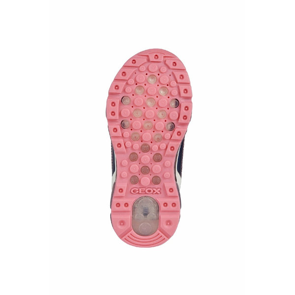 Geox J Android Girl C Lace up and Touch Fastening Trainer