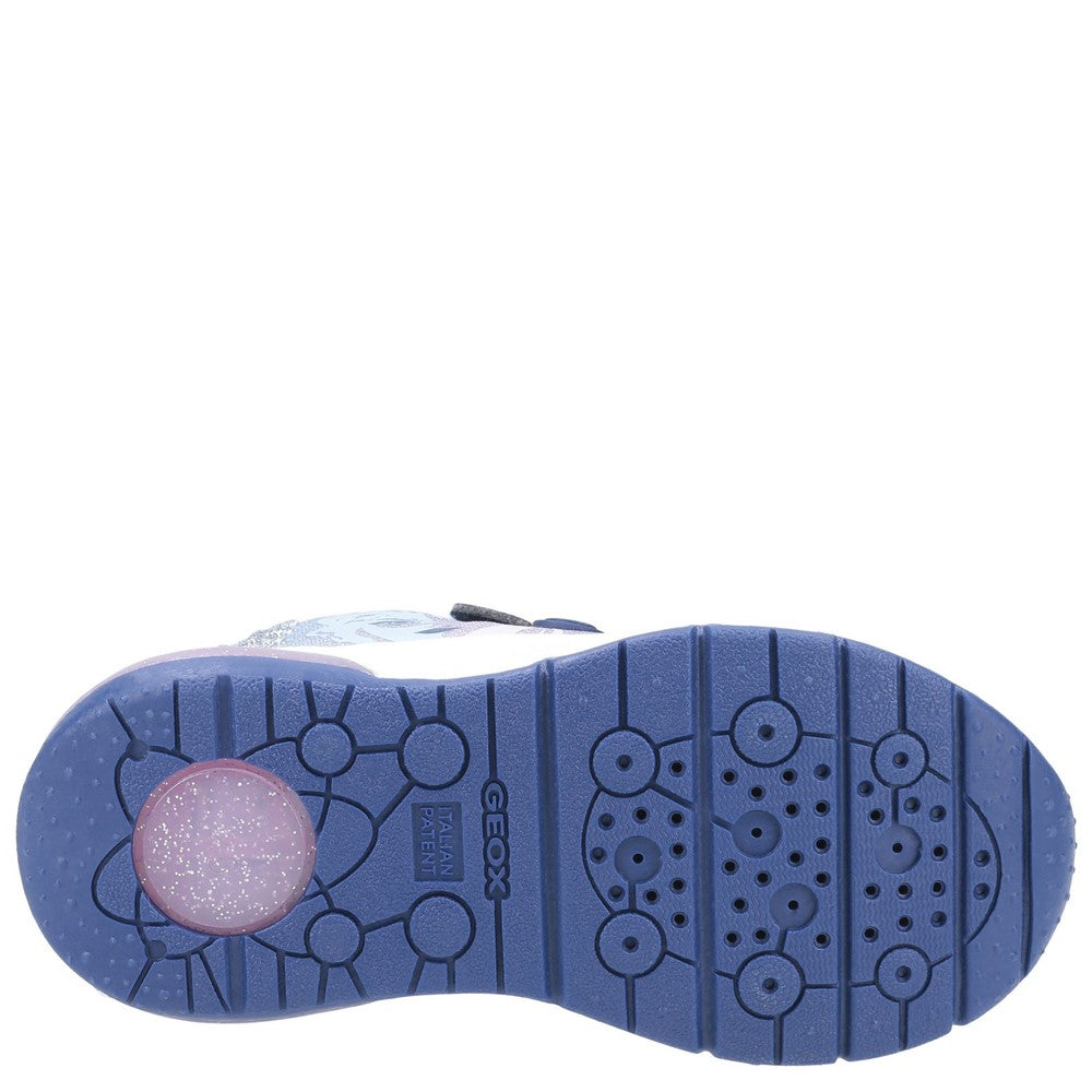 Geox J Spaceclub Girl D FROZEN Touch Fastening Trainer