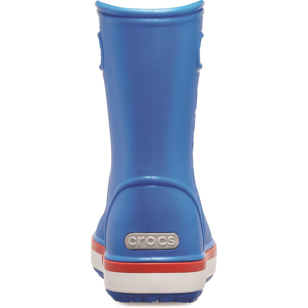 Kids Crocs Crocband Rainboot Pull On Wellington Mid Blue – Brantano