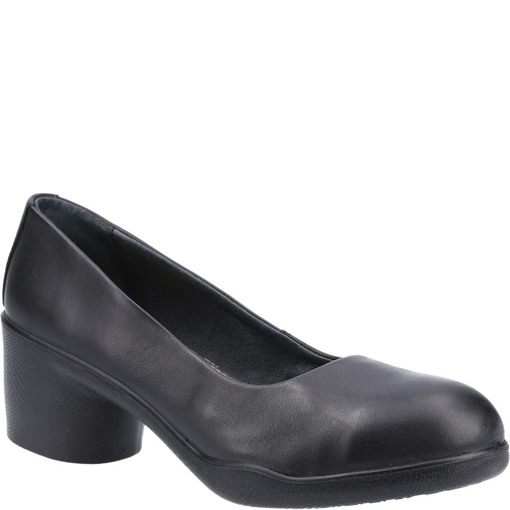 Womens Amblers Safety AS607 Brigitte Ladies Safety Court Shoe Black Brantano Womens Amblers Safety AS607 Brigitte Ladies Safety Court Shoe Black Brantano