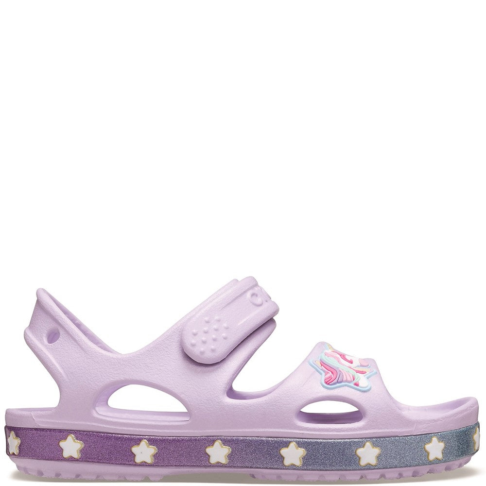 Crocs Kids Girls Fun Lab Unicorn Charm Sandal