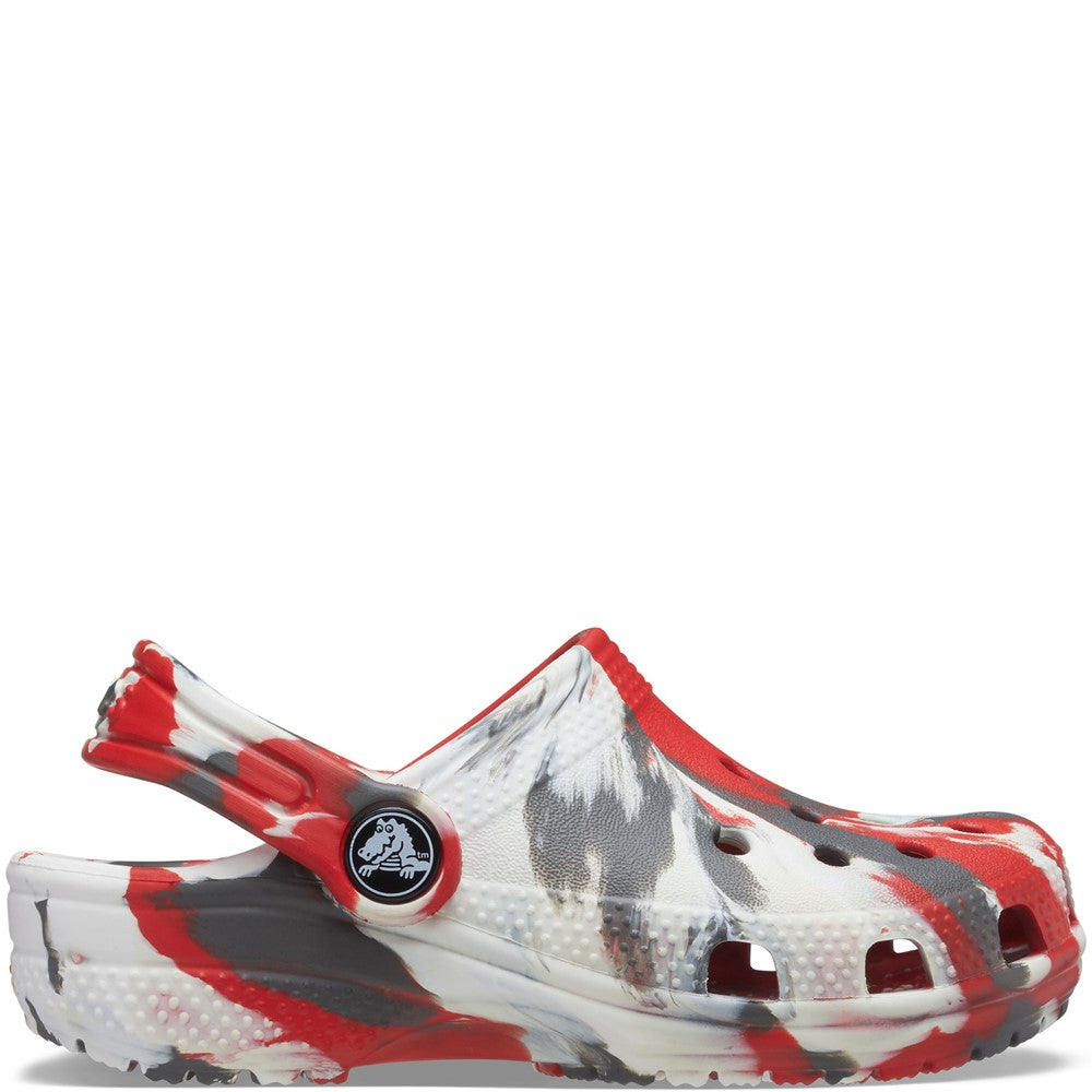 Crocs Kids Classic Marbled Clog