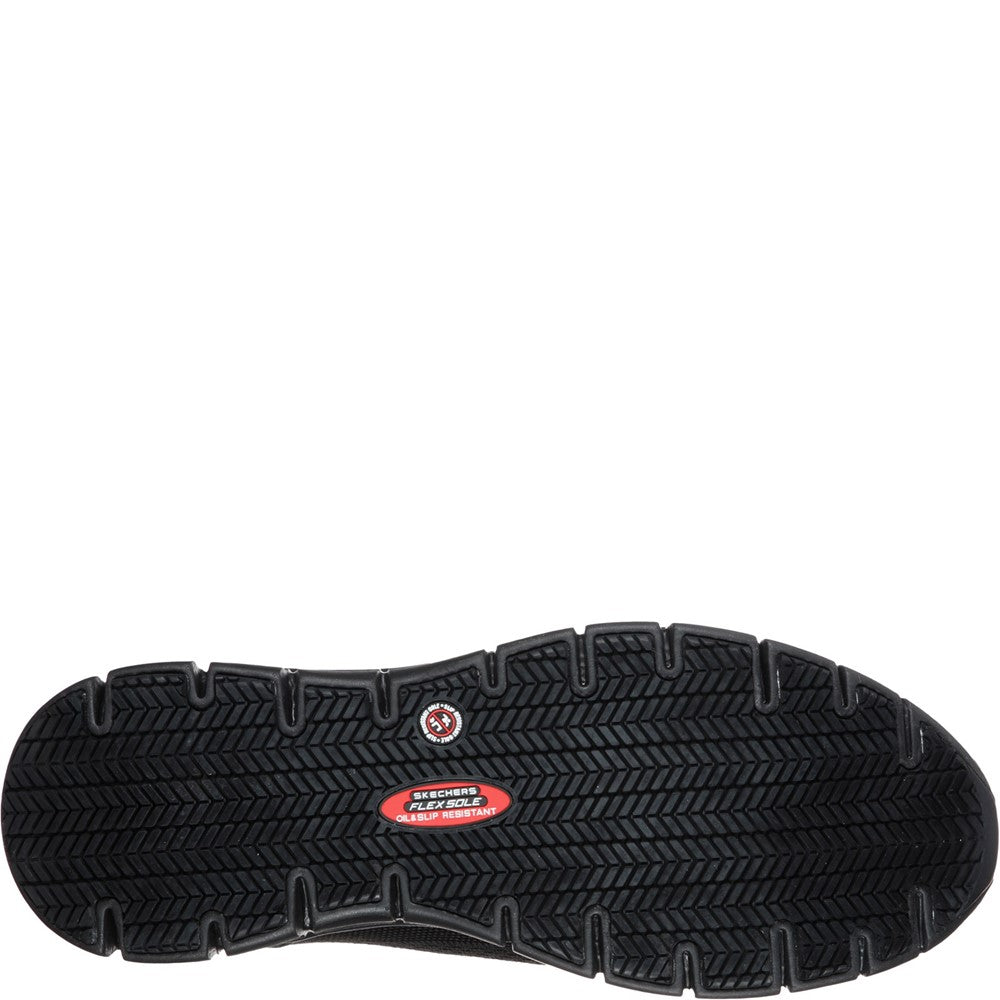 Zapatos De Seguridad Skechers Synergy Puntera De Aleación Hombre Negro