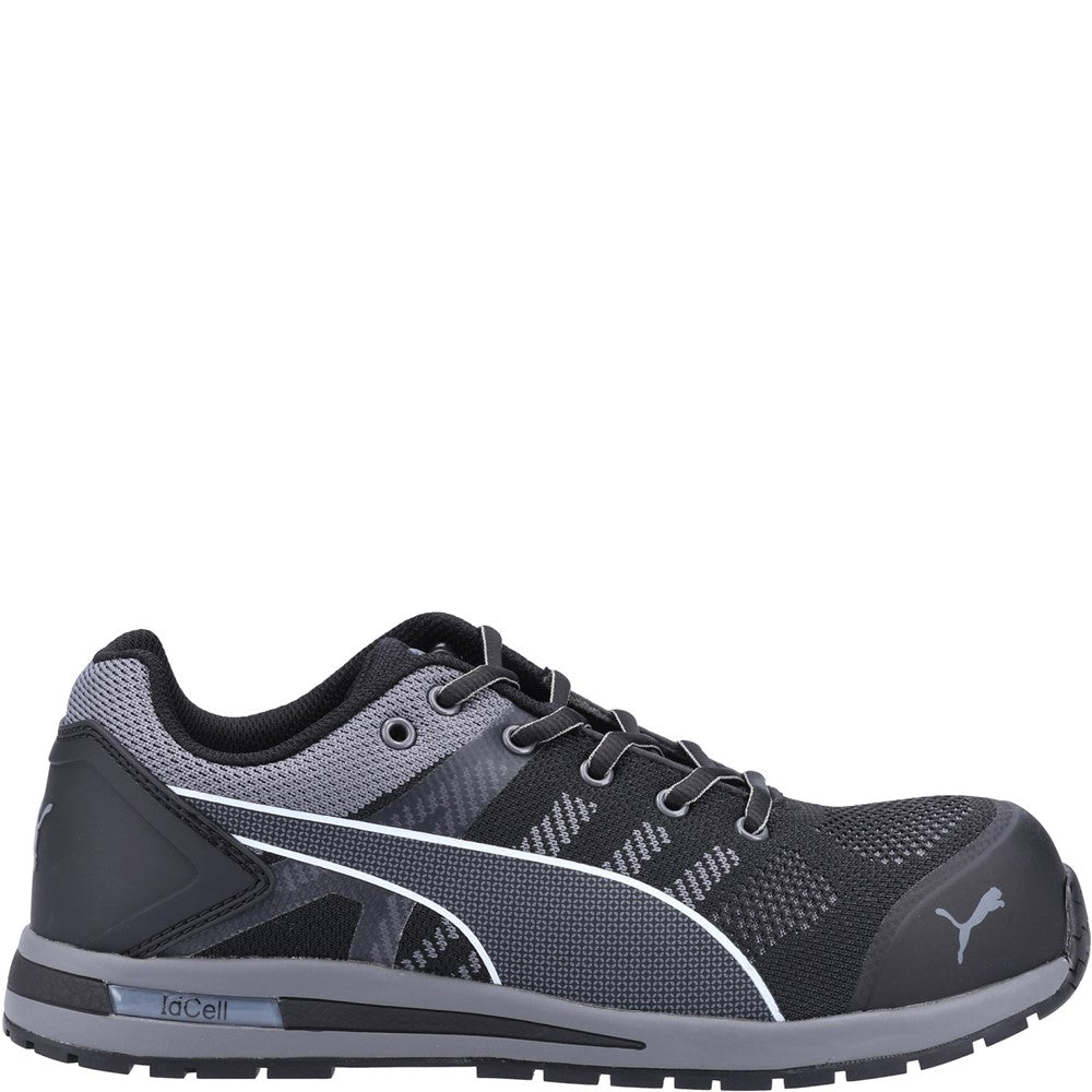 Mens Puma Safety Elevate Knit LOW S1 Safety Trainer Black Brantano Mens Puma Safety Elevate Knit LOW S1 Safety Trainer Black Brantano