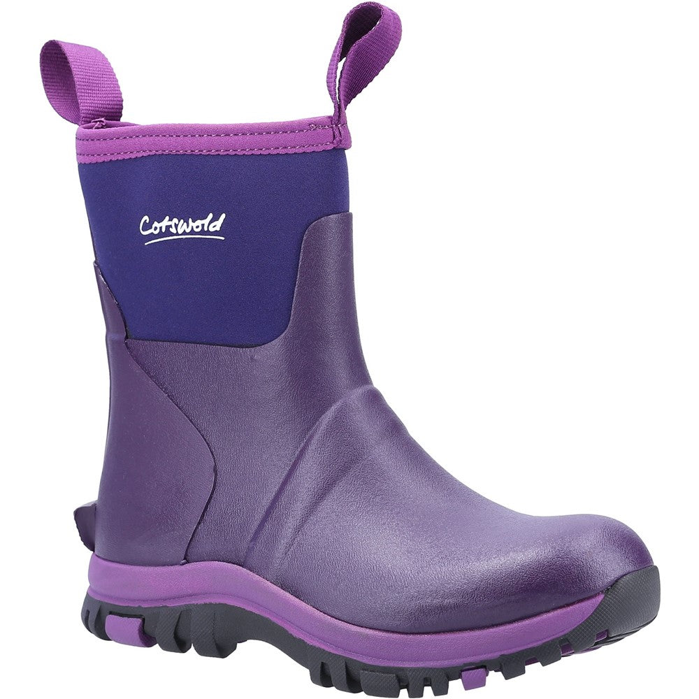 Neoprene Wellies Womens Purple Hunter Wellies Size Womens Cotswold