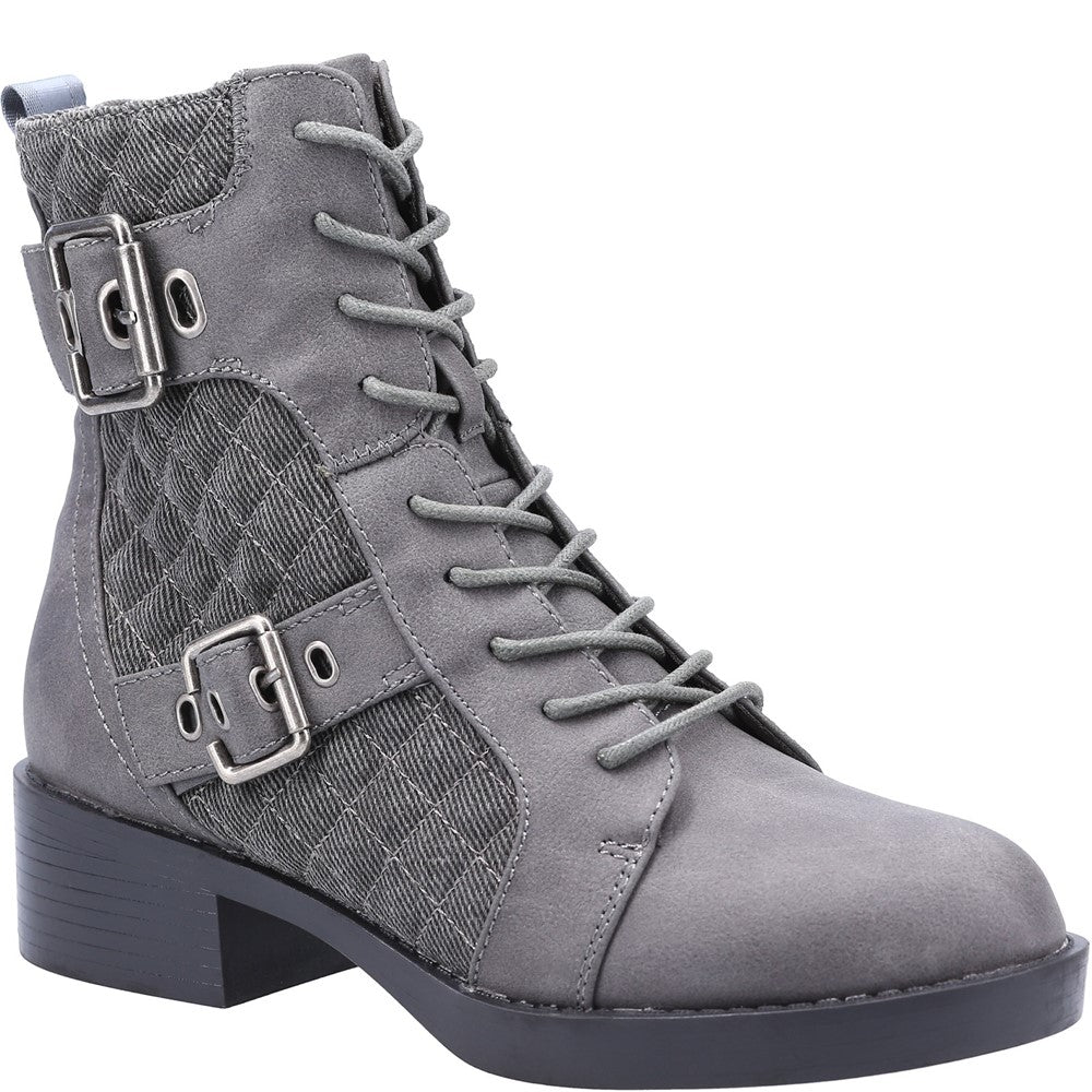 Womens Rocket Dog Pearly Mid Boot Grey Brantano