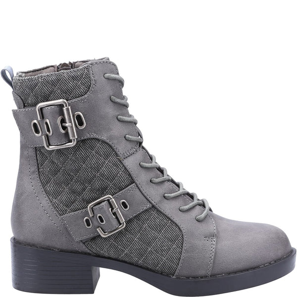 Womens Rocket Dog Pearly Mid Boot Grey Brantano