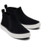 Black suede