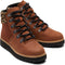 Dark ember oiled nubuck suede