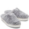 Mid grey faux fur