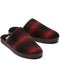 Red abstract plaid