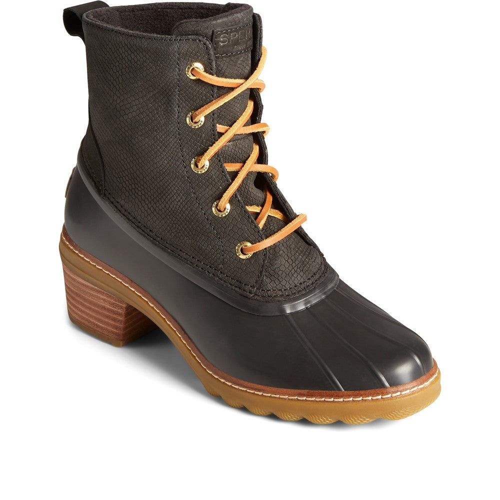 Sperry Saltwater Heel Snake Ankle Boot