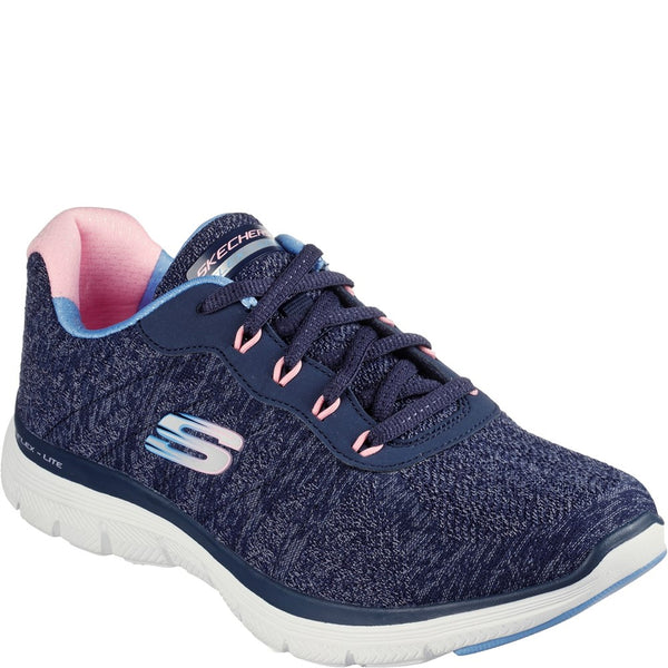 Womens Skechers Flex Appeal 4.0 Fresh Move Trainers Navy