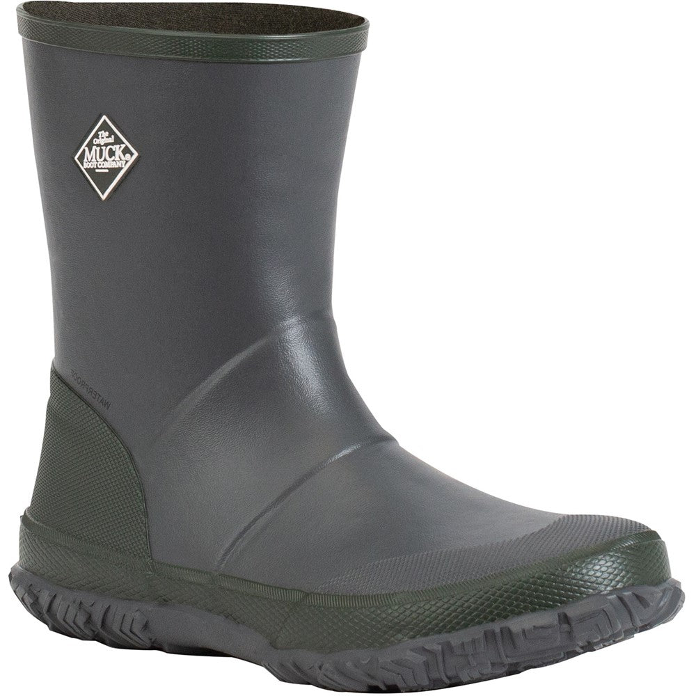 Unisex Muck Boots Forager Short Wellington Boots Dark Grey Brantano