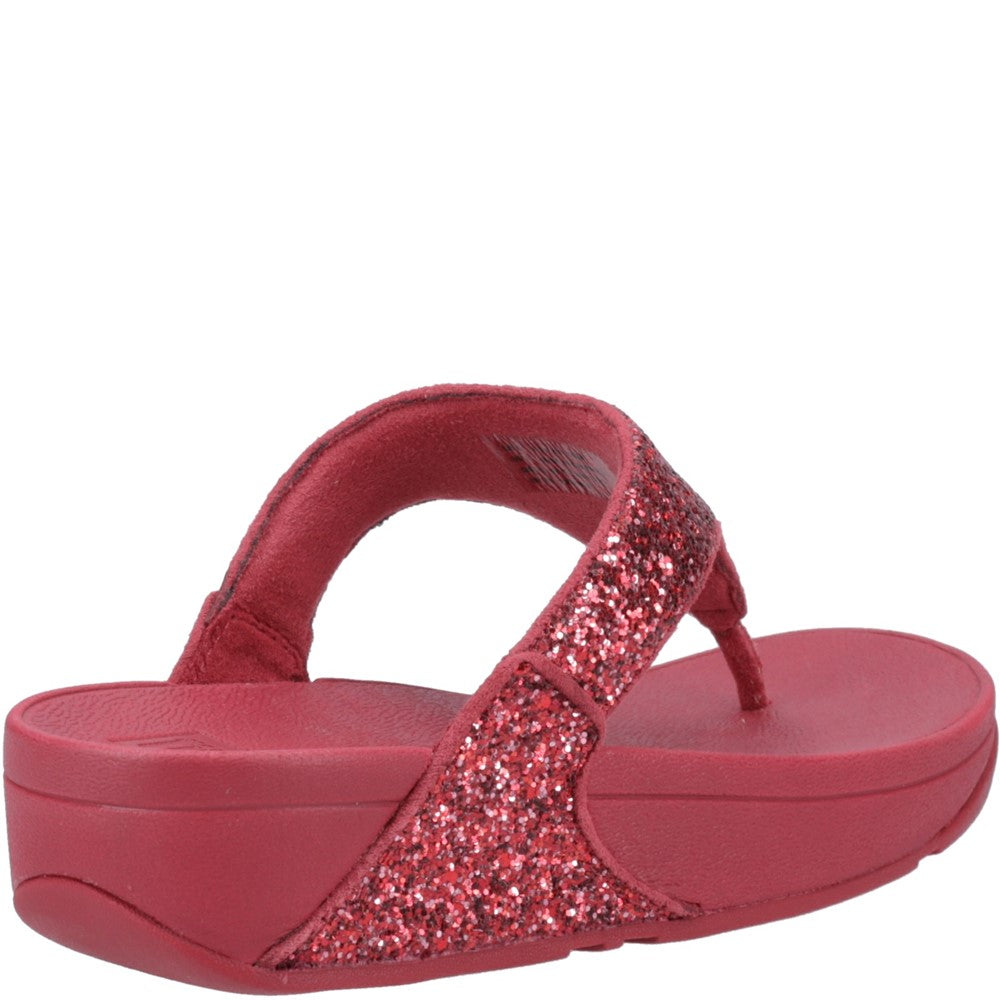 Fitflop Lulu Glitter Toe-Post Sandals