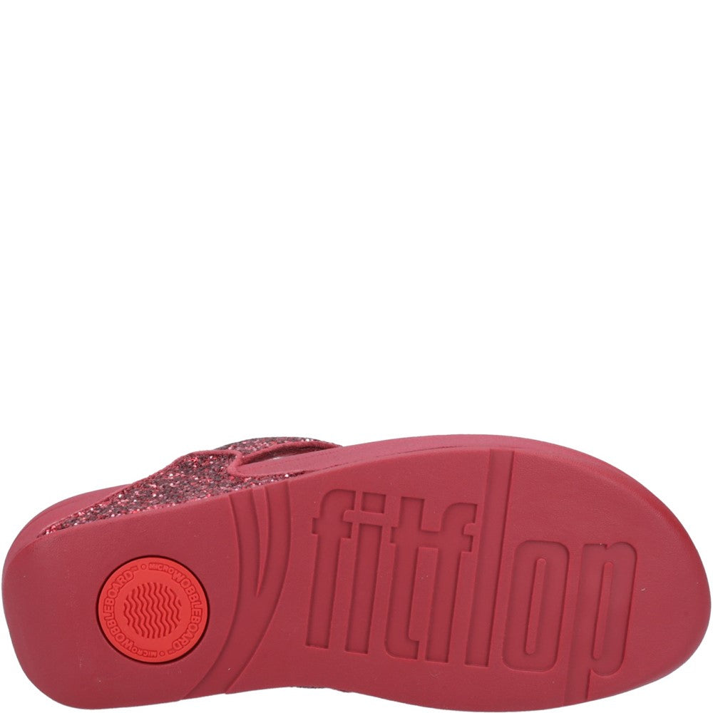 Fitflop Lulu Glitter Toe-Post Sandals