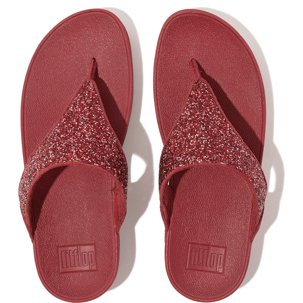 Fitflop Lulu Glitter Toe-Post Sandals