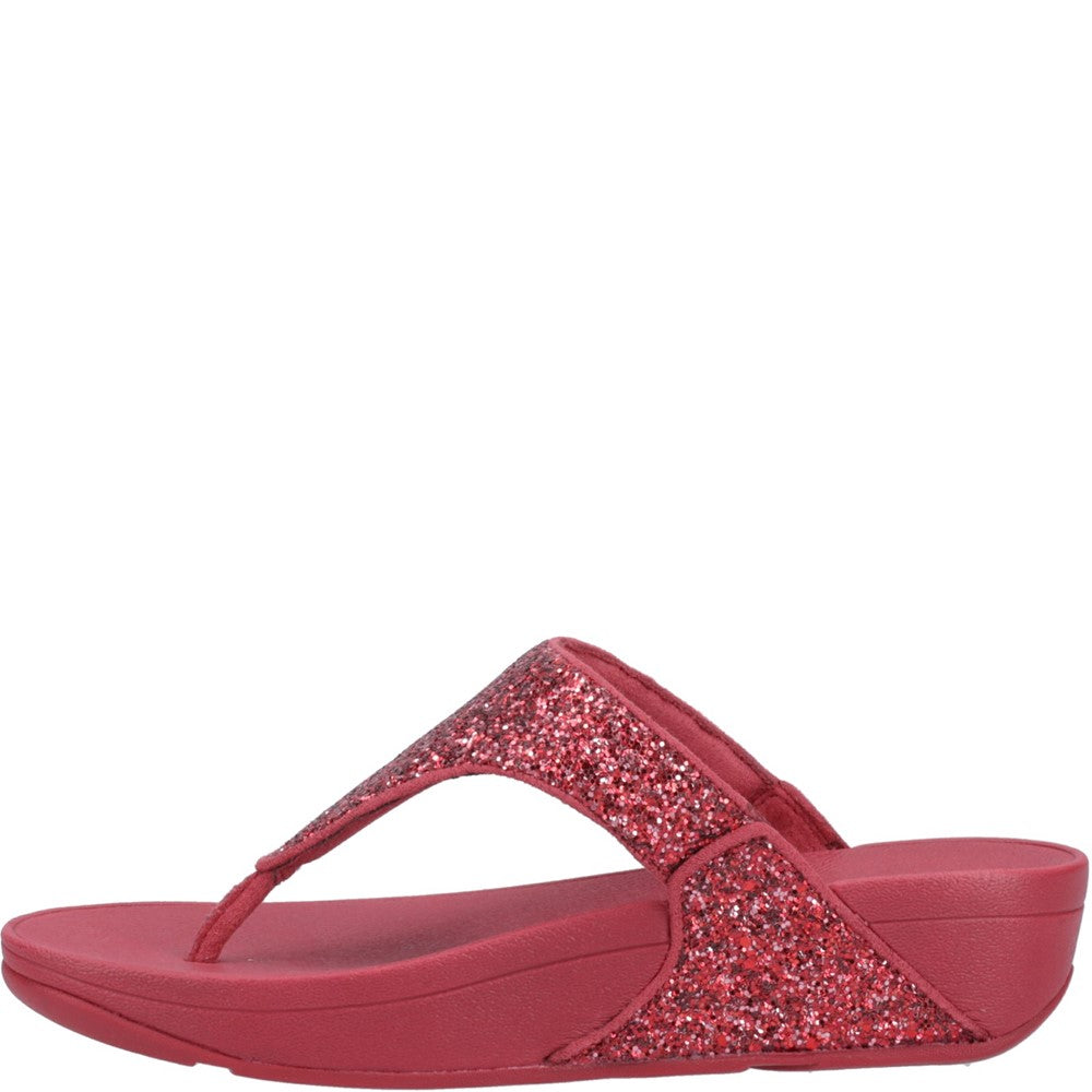 Fitflop Lulu Glitter Toe-Post Sandals