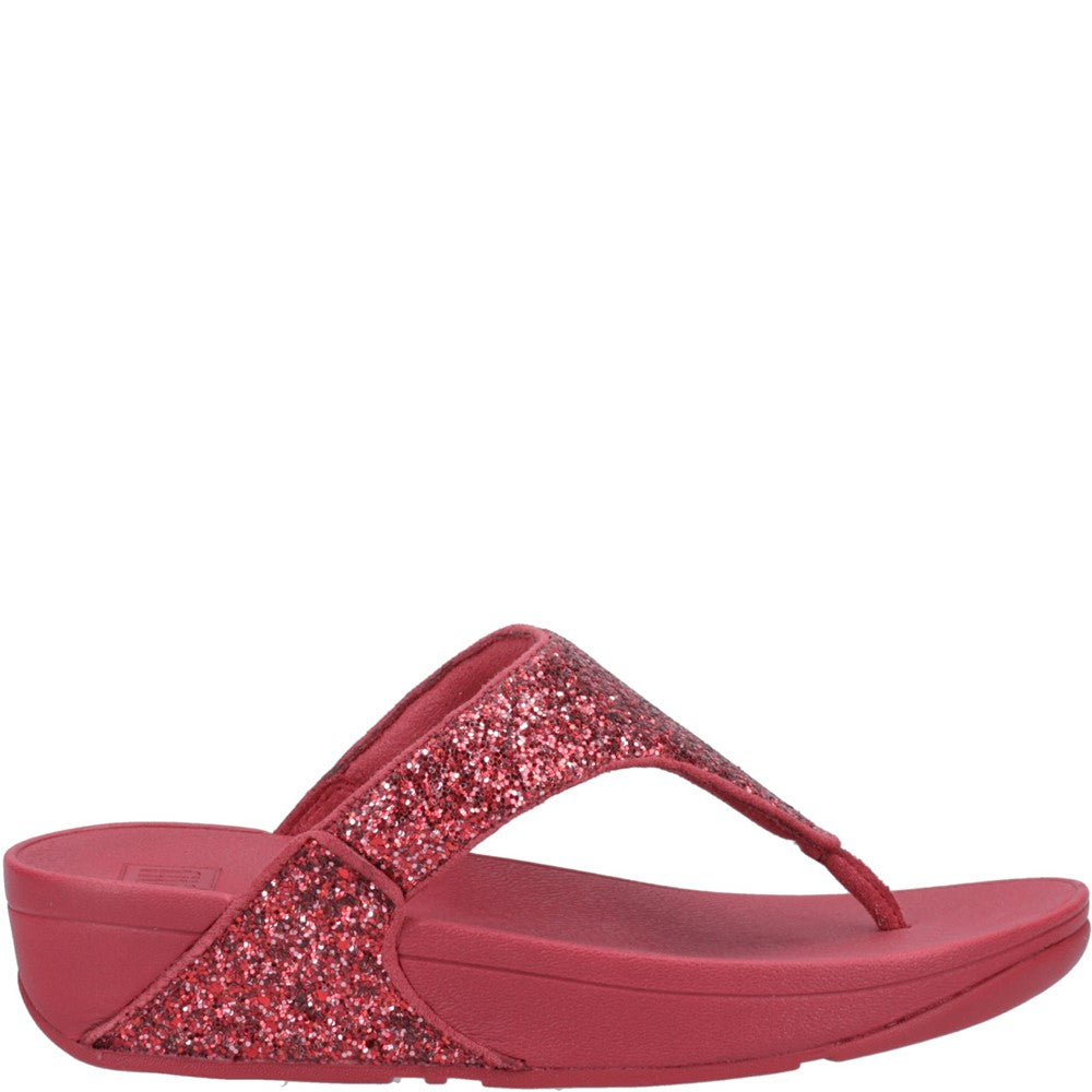 Fitflop Lulu Glitter Toe-Post Sandals