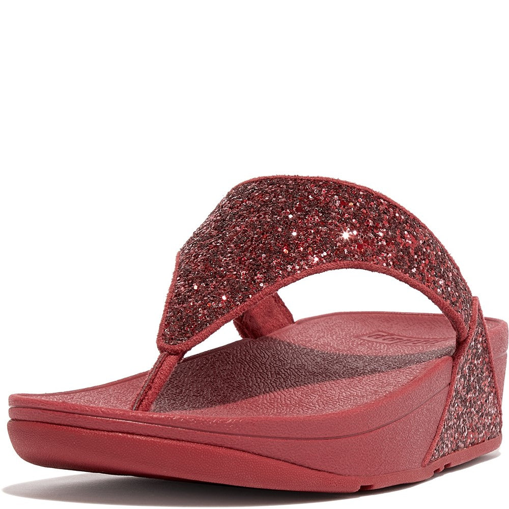 Fitflop Lulu Glitter Toe-Post Sandals
