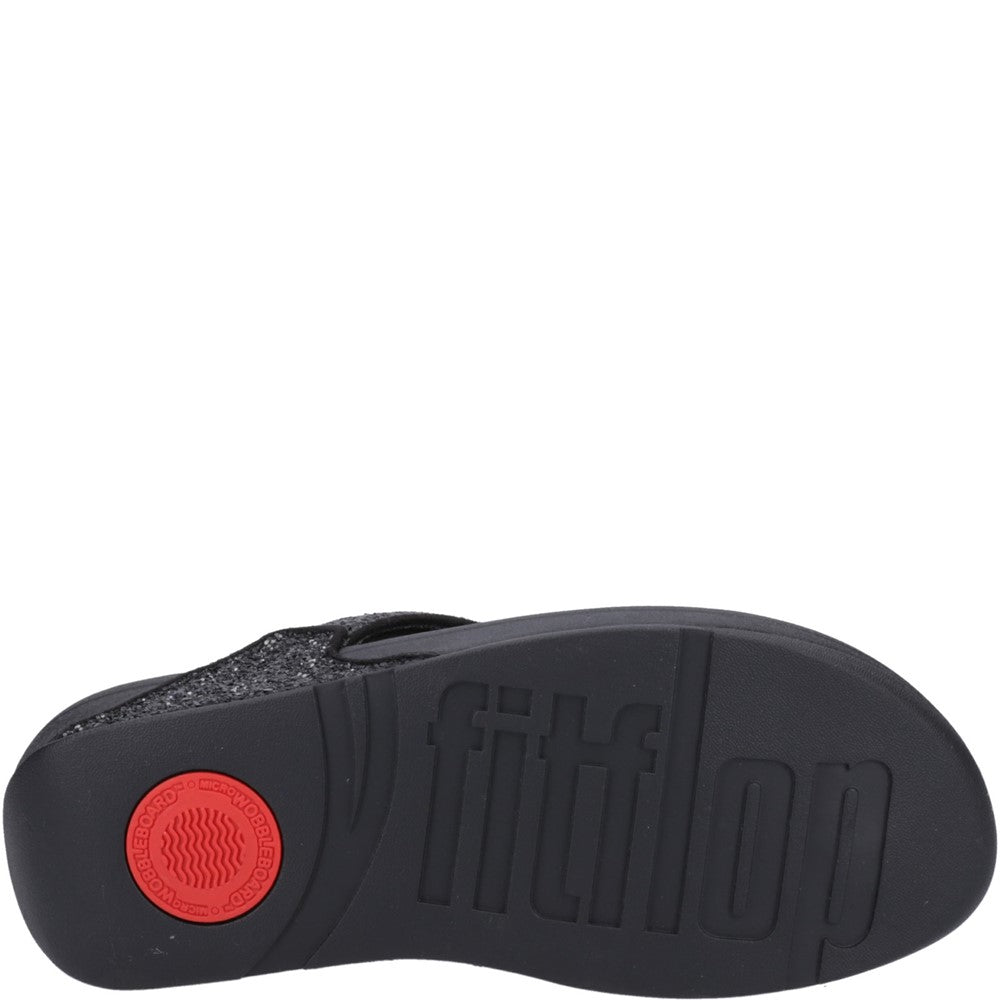 Fitflop Lulu Glitter Toe-Post Sandals