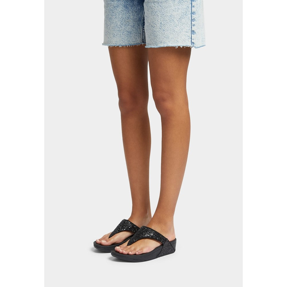Fitflop Lulu Glitter Toe-Post Sandals - Main Image