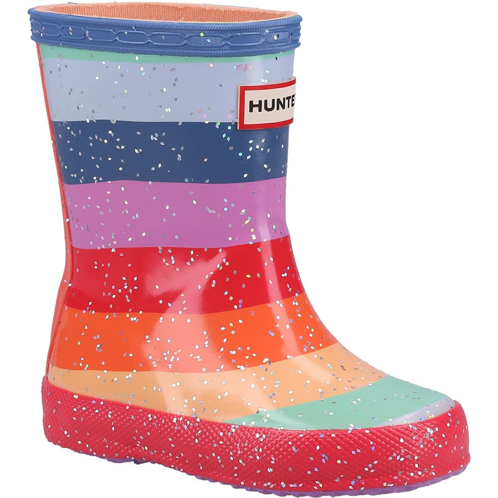 Hunter Original First Classic Rainbow Giant Glitter Boot