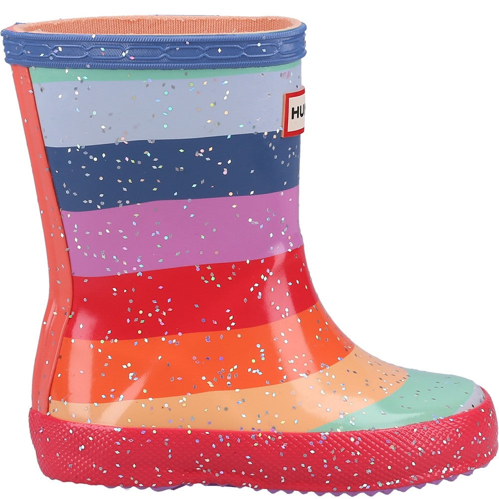 Hunter Original First Classic Rainbow Giant Glitter Boot