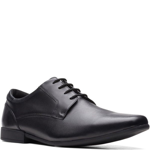 Clarks black best sale men