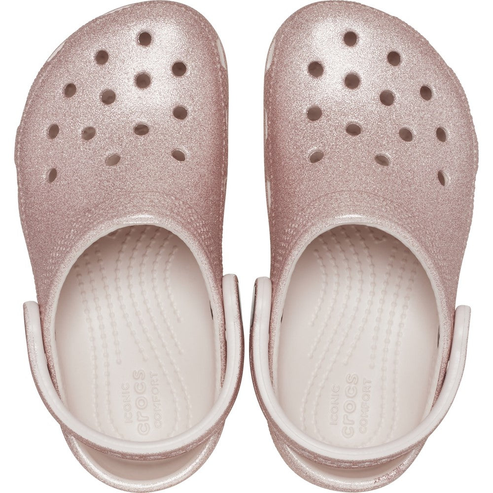 Crocs Toddler Classic Glitter Clog