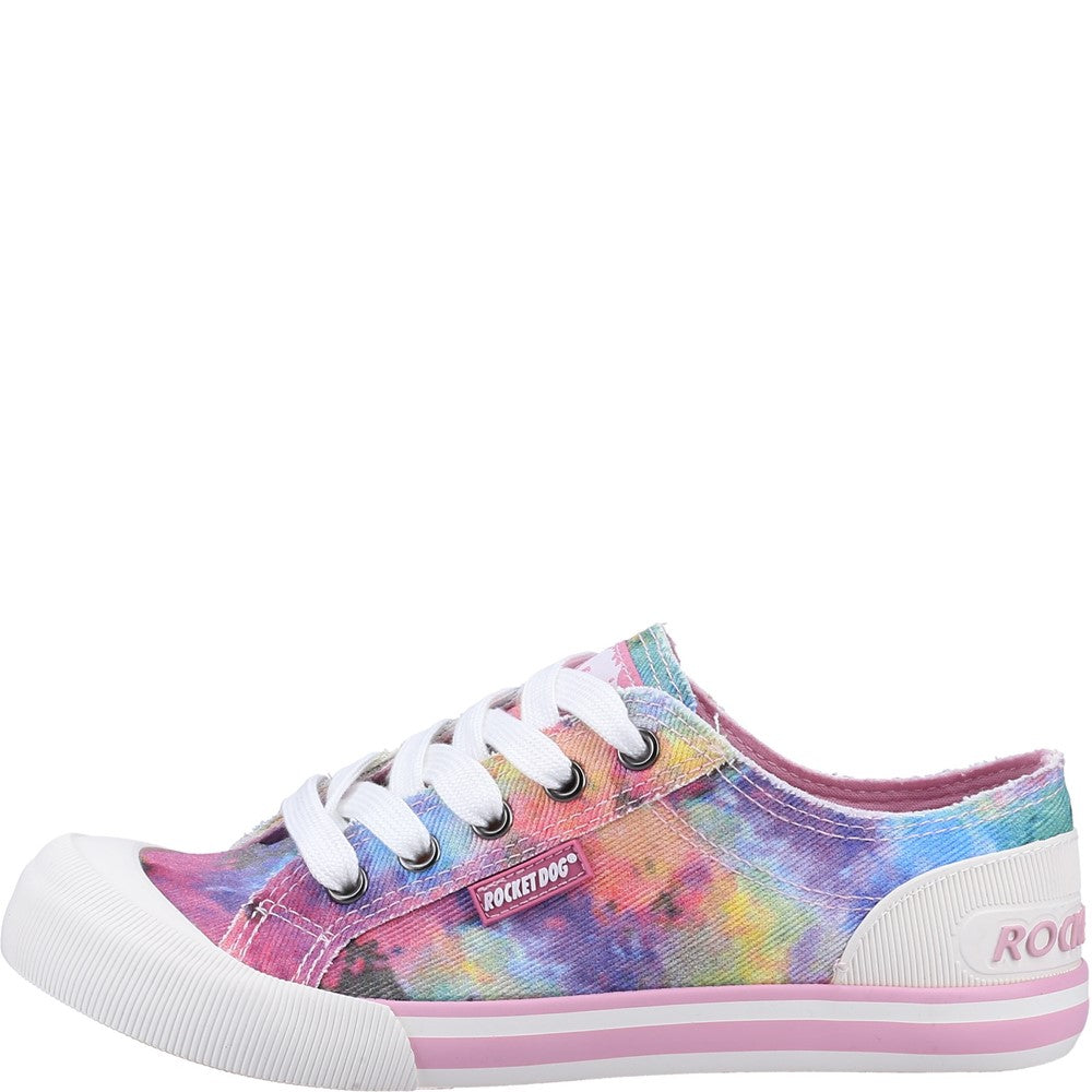 Rocket Dog Jazzin Candy Tie Dye Lace Up Sneaker