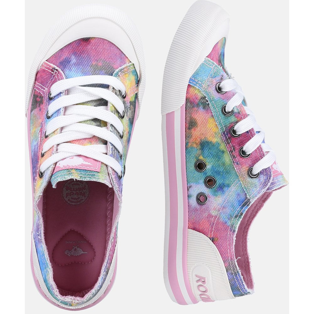 Womens Rocket Dog Rocket Dog Jazzin Candy Tie Dye Sneaker Pink