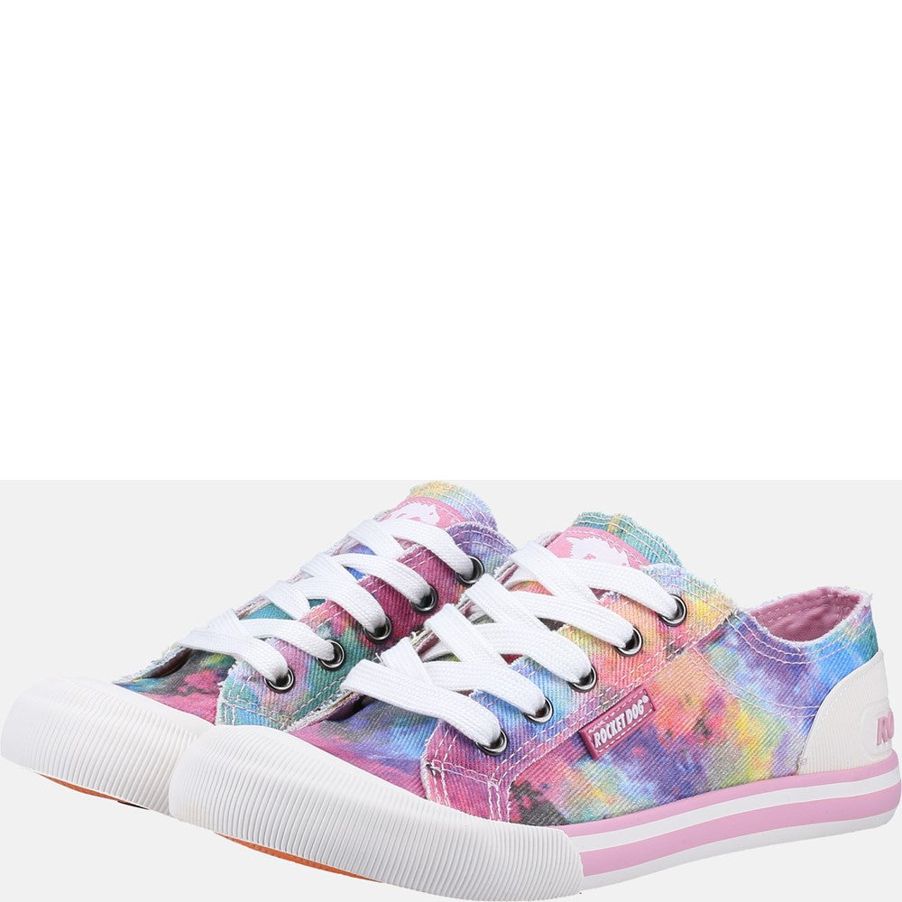 Rocket Dog Jazzin Candy Tie Dye Lace Up Sneaker