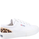 Superga 2630 Stripe Pad Leopard Trainers